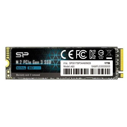1 ТБ SSD диск Silicon Power PCIe Gen3×4 P34A60 (SP001TBP34A60M28)