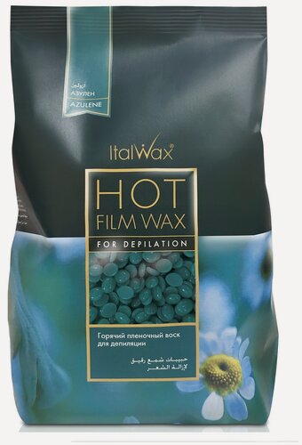 Изображение товара Воск для депиляции Italwax "Азулен", пленочный, в гранулах, 1кг, Италия