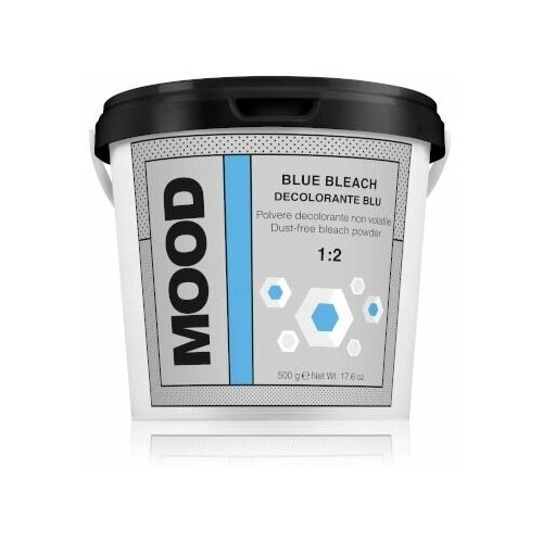 Обесцвечивающий порошок голубой Mood Decolorante Blue Bleach, 500 г