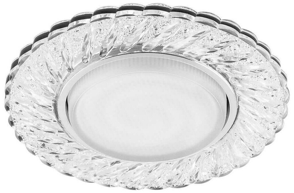 Светильник точечный встраиваемый Feron CD4021 4000K 15W GX53 шампань/хром