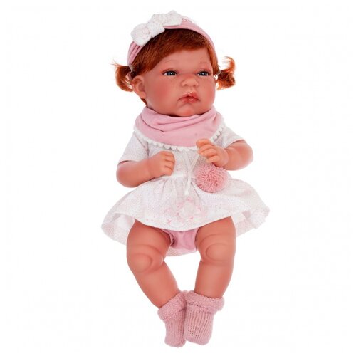 фото 6032 кукла альберта в розовом, 33 см antonio juan