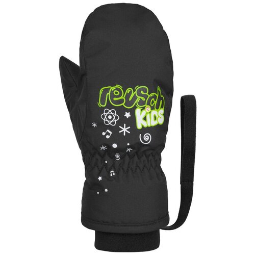 фото Варежки reusch 2021-22 kids mitten black (inch (дюйм):ii)