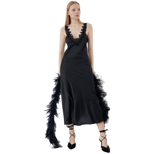 фото Платье комбинация с кружевом anna kitch