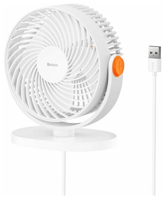 Настольный мини-вентилятор Baseus Serenity Desktop Fan White (ACYY000002) - фотография № 1