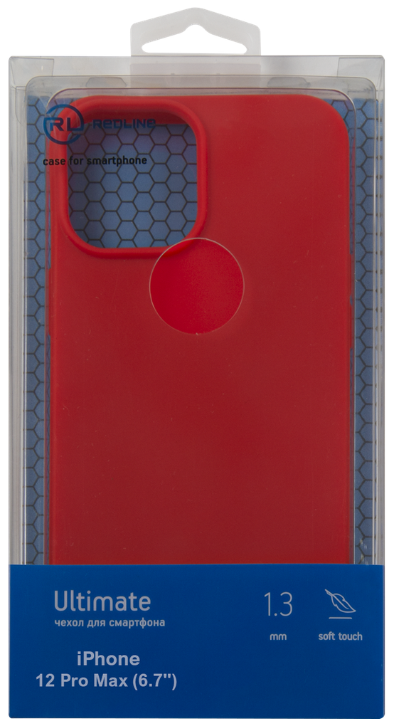 Чехол Red Line для APPLE iPhone 12 Pro Max (6.7) Ultimate Red УТ000021882 - фото №4