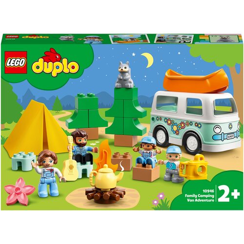 Конструктор LEGO Duplo Town 10946 Семейное приключение на микроавтобусе, 30 дет. lego® duplo 10922 подводный замок ариэль
