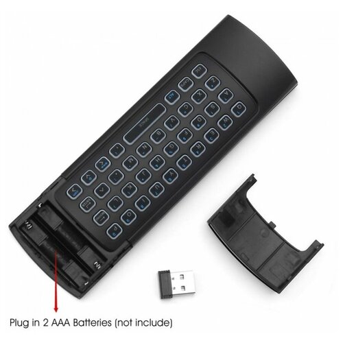 Беспроводной пульт с клавиатурой Vontar MX3 Pro (подсветка)
