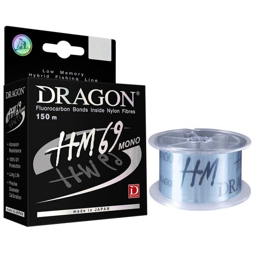 Dragon, Монолеска HM69 Pro, 150м, 0.221мм, 6.05кг, светло-голубая