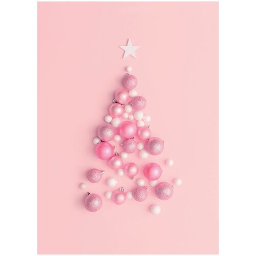 Блокнот ЭКСМО Pink Christmas tree А5, 96 листов