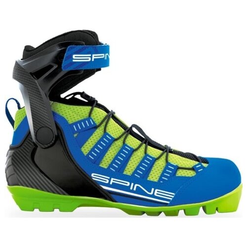 Лыжероллерные ботинки Spine Skiroll Skate NNN (17/1-21) (черный/синий) 39 EU ботинки для лыжероллеров spine skiroll skate pro 18 2020 2021 р 40 синий черный салатовый