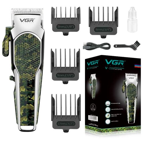 Машинка для стрижки волос бороды и усов с аккумулятором высокой емкости Professional Hair Trimmer VGR-299 249900₽
