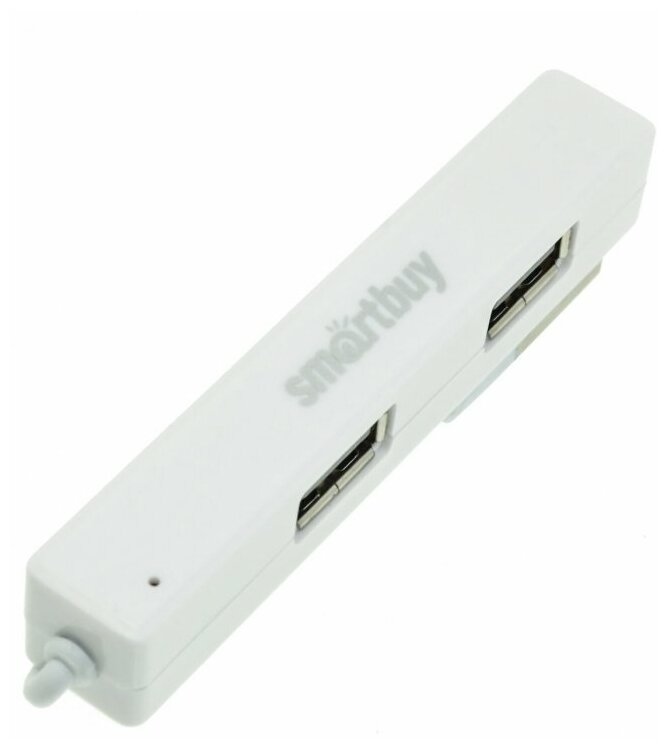 USB - Xaб Smartbuy 4 порта белый (SBHA-408-W) (1/5)