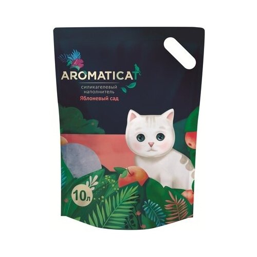 AromatiCat Силикагелевый наполнитель Яблоневый сад 10л 4,3 кг 34408 (2 шт)