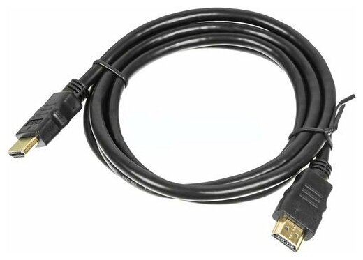 Кабель HDMI 1.5м BURO BHP HDMI 1.5 круглый черный - фото №1