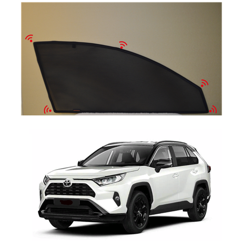 Каркасные магнитные автошторки Легатон для Toyota RAV4 5 (XA50) 2019-н.в (Тойота рав 4) 10-15%