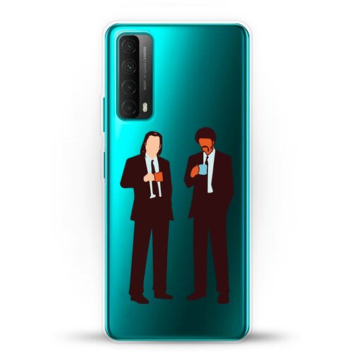 фото Силиконовый чехол винсент и джулс на huawei p smart 2021 andy & paul