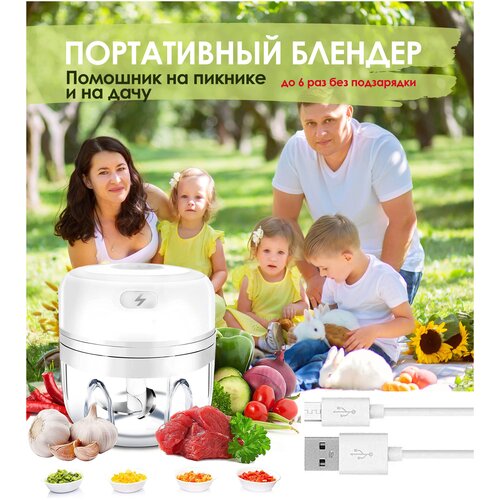 Портативный мини-блендер 100 мл блендер стакан для детского питания и пюре измельчитель для чеснока лука блендер для смузи Миксер Мини блендер переносной портативный чоппер мини миксер мини блендер для смузи миксер для молочных коктейлей 95000₽