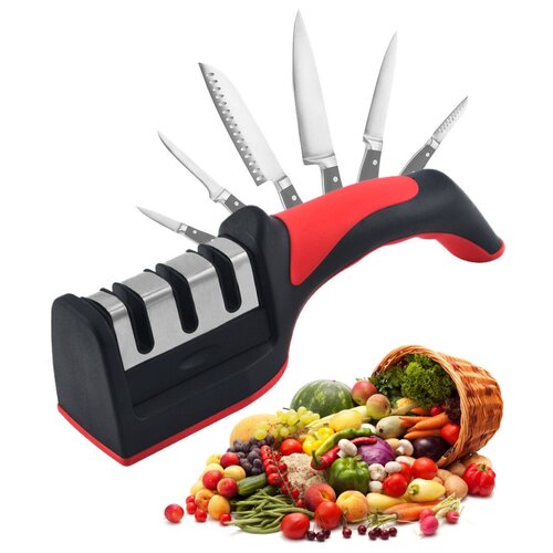 Ножеточка механическая для кухонных ножей и ножниц.