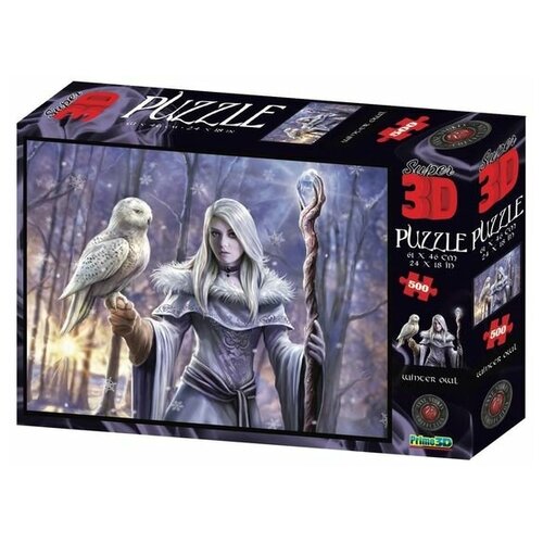 Super 3D Puzzle: Зимняя сова таро legends anne stokes