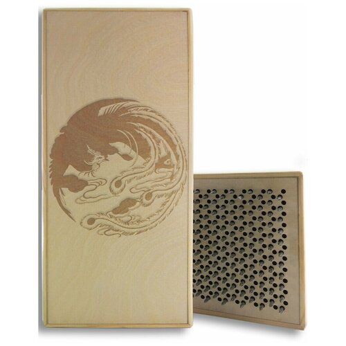 фото Доска садху с динамическими гвоздями, феникс - 10 шаг 10мм светлая goodwood