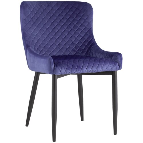 фото Стул для кухни ститч, вельвет королевский синий stool group