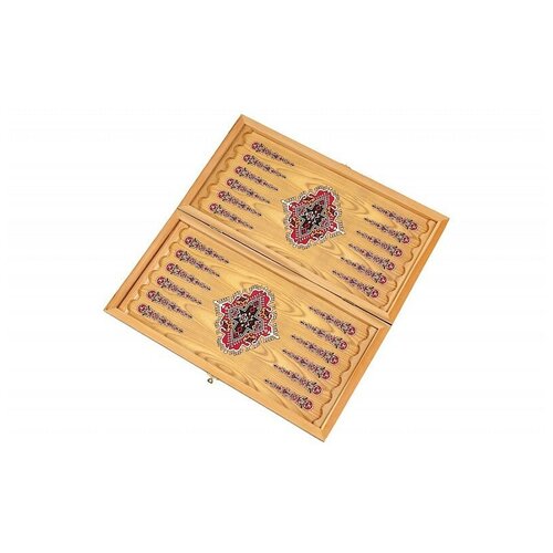 Нарды и Шашки Сирия Красные Luxury Gift, дерево, 40х20х4 см