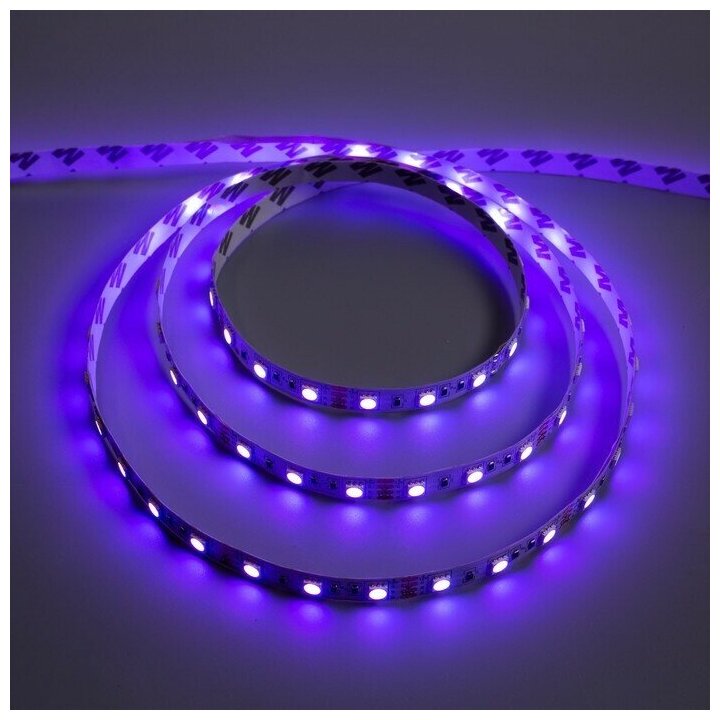 Светодиодная лента Ecola, 12В, SMD5050, 3 м, IP20, 14.4Вт/м, 60 LED/м, RGB - фотография № 1