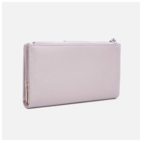 фото Кошелек на кнопке, цвет сиреневый noname