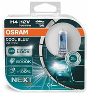 Лампа автомобильная H4 (60/55) P43t-38+100% COOL BLUE INTENSE (NextGen) (евробокс, 2шт) до 5000K 12V OSRAM