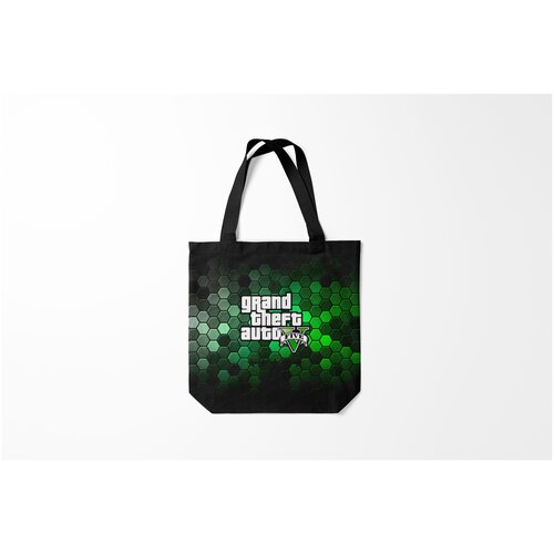 фото Сумка-шоппер / 40х40 см / геймерам / gta 5 гта burnettie