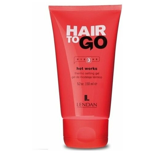 Моделирующий гель с термозащитой, 150 мл/ Hair To Go Hot Works, Lendan (Лендан)