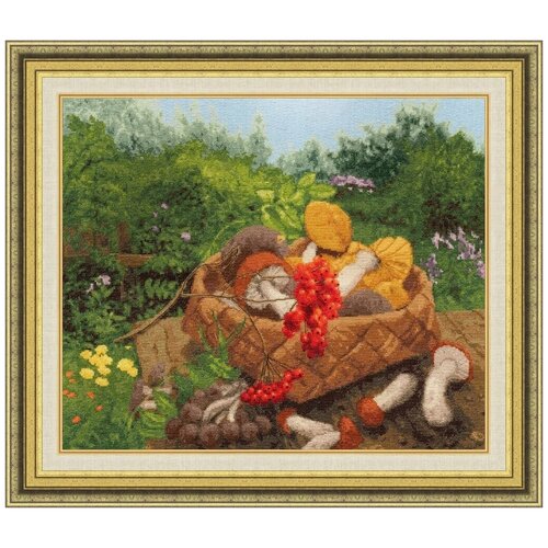 фото Набор для вышивания «золотое руно» см-032 лесные дары
