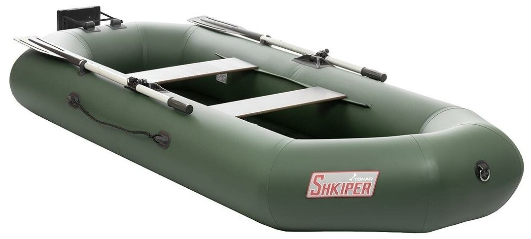 Лодка Шкипер 280нт зеленый Тонар