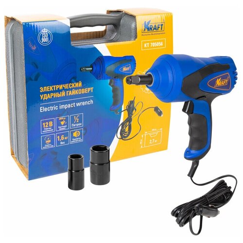 Гайковерт электрический KRAFT KT 705056 ударный 12 380Нм 608000₽