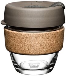 Кружка с крышкой brew cork s 227 мл для кофе с собой многоразовая, latte