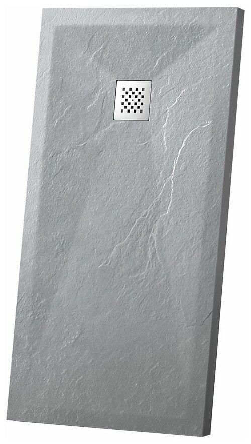 Душевой поддон из искусственного камня Vincea Vst-4sr VST-4SR8012G 120x80 серый