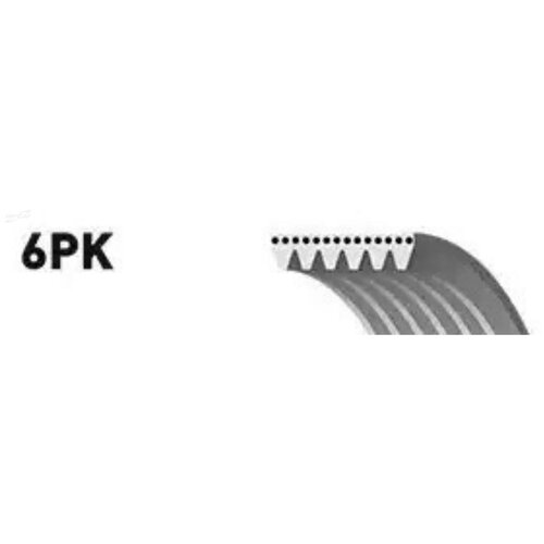 фото Gates 6pk893 ремень поликлиновой