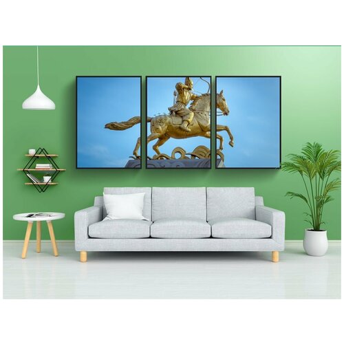 фото Набор модулных постеров для интерьера "статуя, скульптура, памятник" 60x90 см. в тубусе, без рамки lotsprints