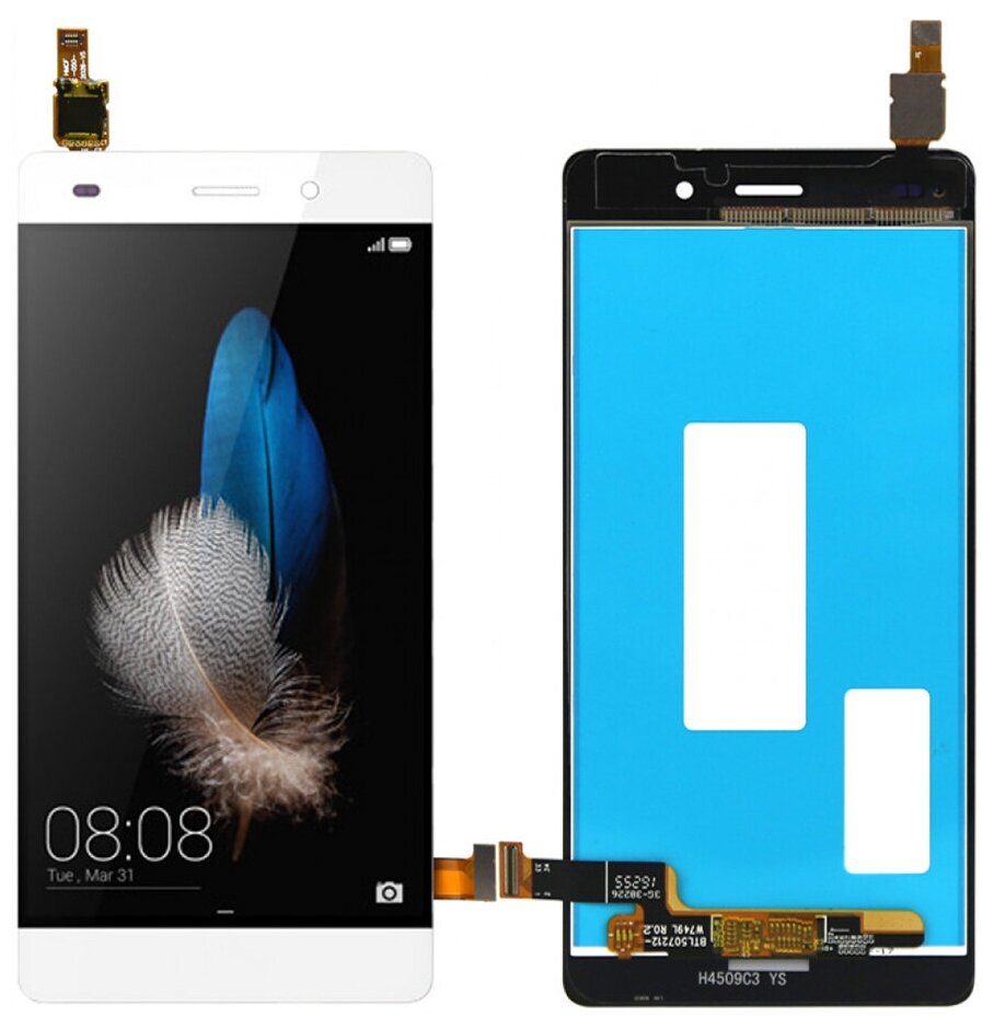 Дисплей для Huawei P8 Lite (2015) в сборе с тачскрином белый