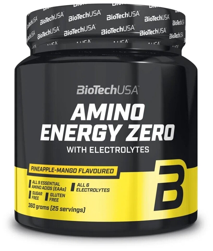 BioTechUSA Amino Energy Zero With Electrolytes 360 гр., ананас-манго