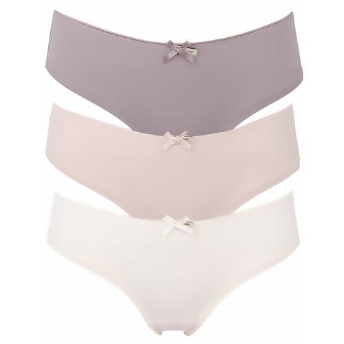 фото Набор из 3 трусиков-слип olivia нюдовых цветов pretty polly | разноцветный | m