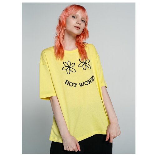 фото Футболка твое, размер xs, светло-желтый