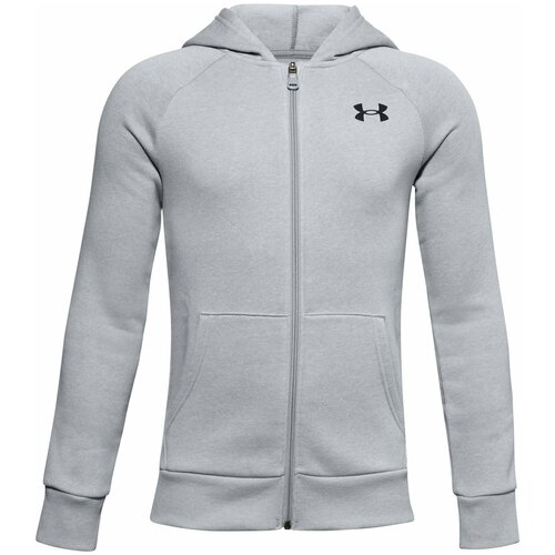 фото Толстовка under armour ua rival cotton fz hoodie дети 1357613-011 ylg