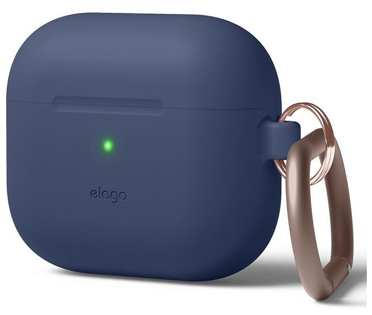 Чехол Elago Silicone Hang case для AirPods 3 (2021), синий