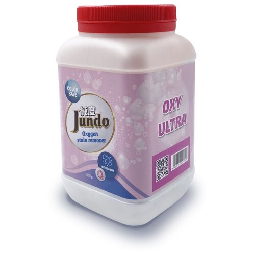 Пятновыводитель JUNDO ECO OXY ULTRA кислородный с биотином, 500 г