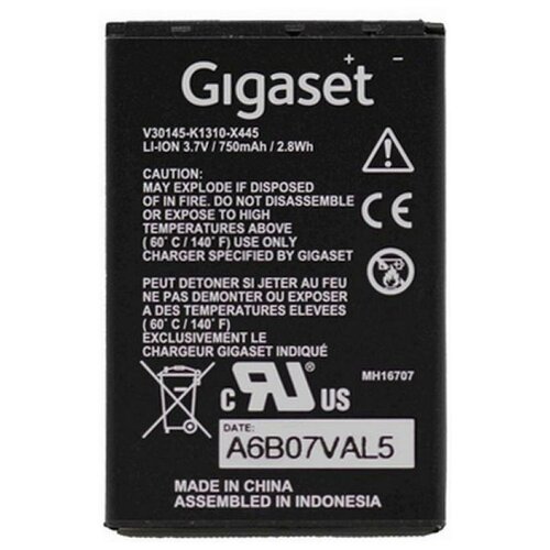 Аккумулятор Gigaset SL400H 750mAh for DECT аккумулятор gigaset sl400h battery pack 750mah for dect