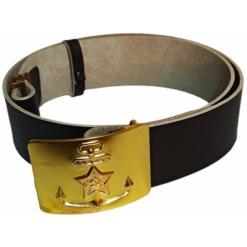 фото Ремень вмф ссср матросский черный кожа размер 3 armybaza