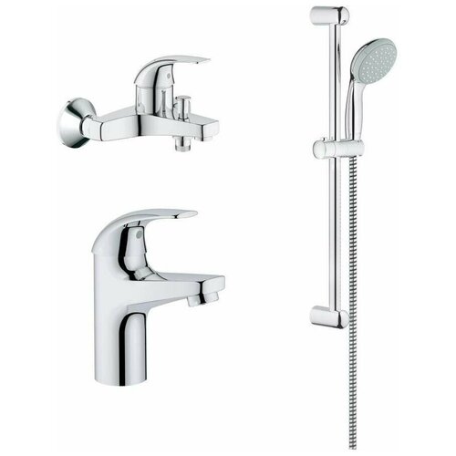 фото Набор для ванны 3 в 1 grohe bauedge 122271