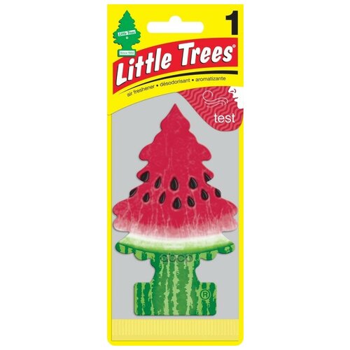 Ароматизатор Елочка Арбуз Пропитанный Пластинка Арбуз Car-Freshner U1p-10320-Russ Little Trees арт. U1P-10320-RUSS