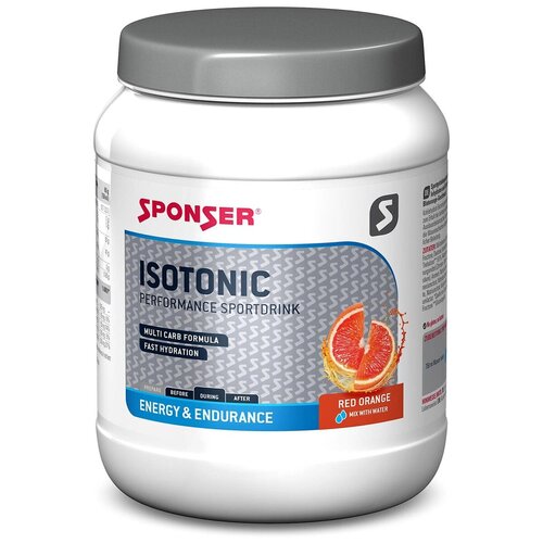 Изотоник SPONSER ISOTONIC 1000 г, Красный апельсин изотоник isotonic sponser 500 гр красный апельсин